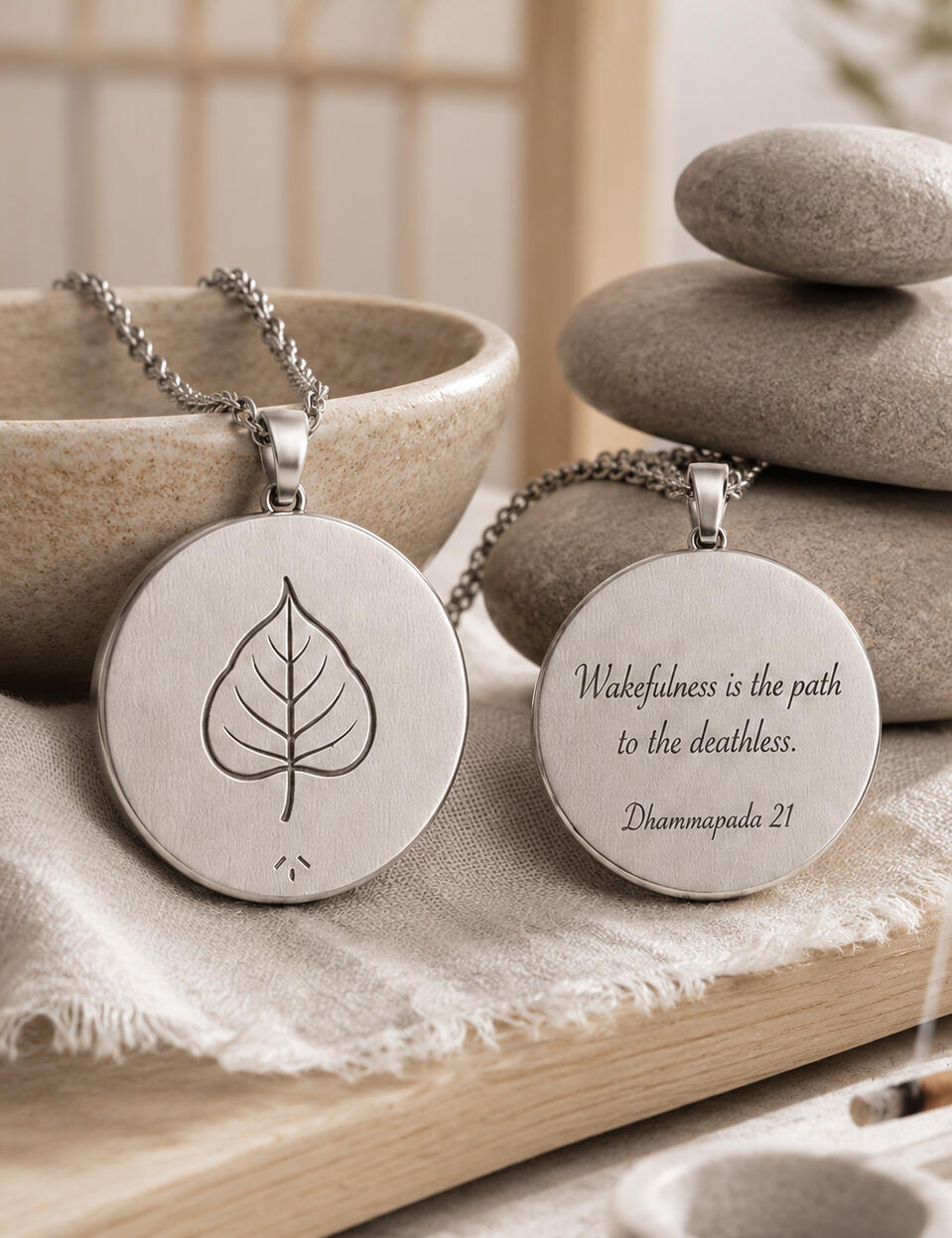 Zen inspired pendant